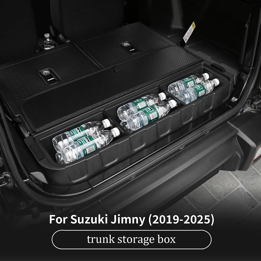 For Suzuki Jimny 3 Door 2019 2025 Trunk Storage Box Organizer Universal Left Right Accessories