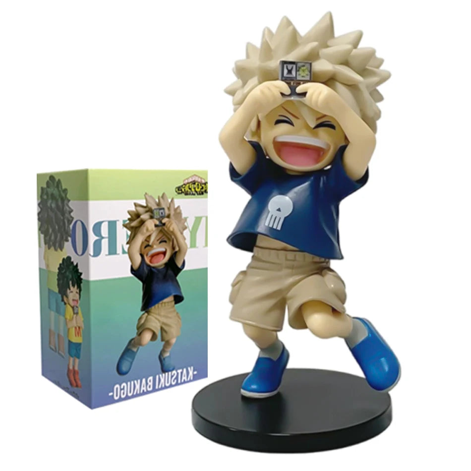 11-22cm BANPRESTO My Hero Academia 7TH SEASON FIGURE Katsuki Bakugo Childhood Midoriya Izuku Figure Anime PVC Model Boxed Toys