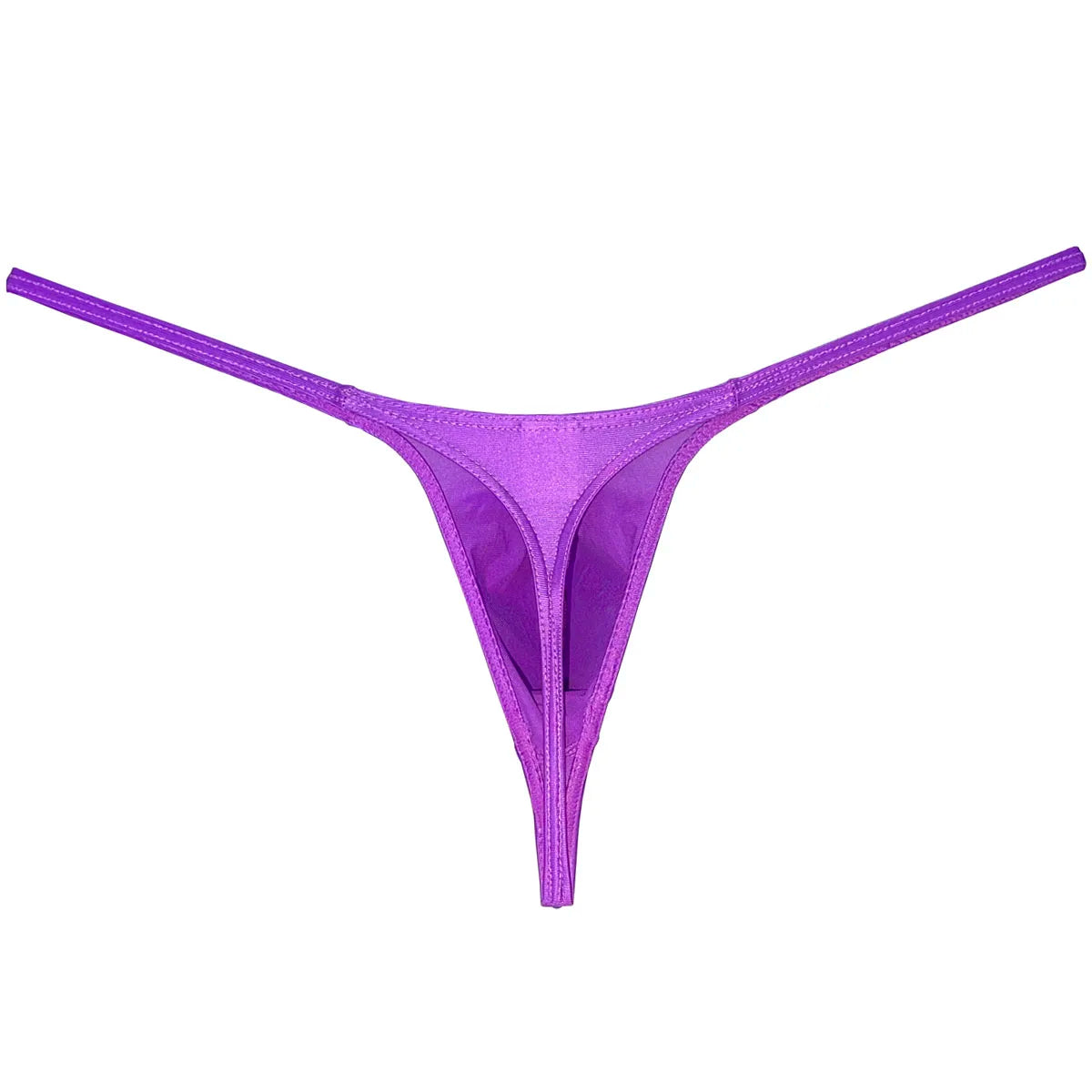 Men's Sexy Thong Underwear Pouch Tangas Male G-strings Bikini Briefs Lingerie Underpants Thongs Shiny Tangas