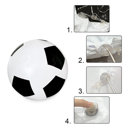 Outdoor beach, grassland, entertainment, inflatable soccer game, environmentally friendly, thickened three color PVC big ball