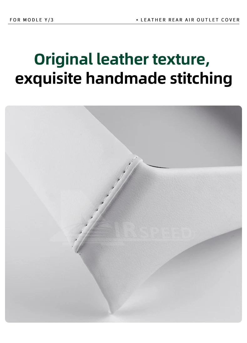 Leather Rear Screen Frame Protective ABS Cover for Tesla Model Y Juniper Launch 2025 2026 2027-Up Model 3 Highland 2024-UP Trim