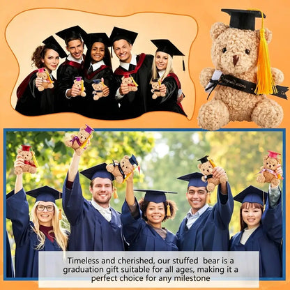 Mini Graduation Bears Bulk Small Graduation Stuffed Animals 4‘' Plush Bear with Diploma Class of 2026 Prom Party Decor Gifts
