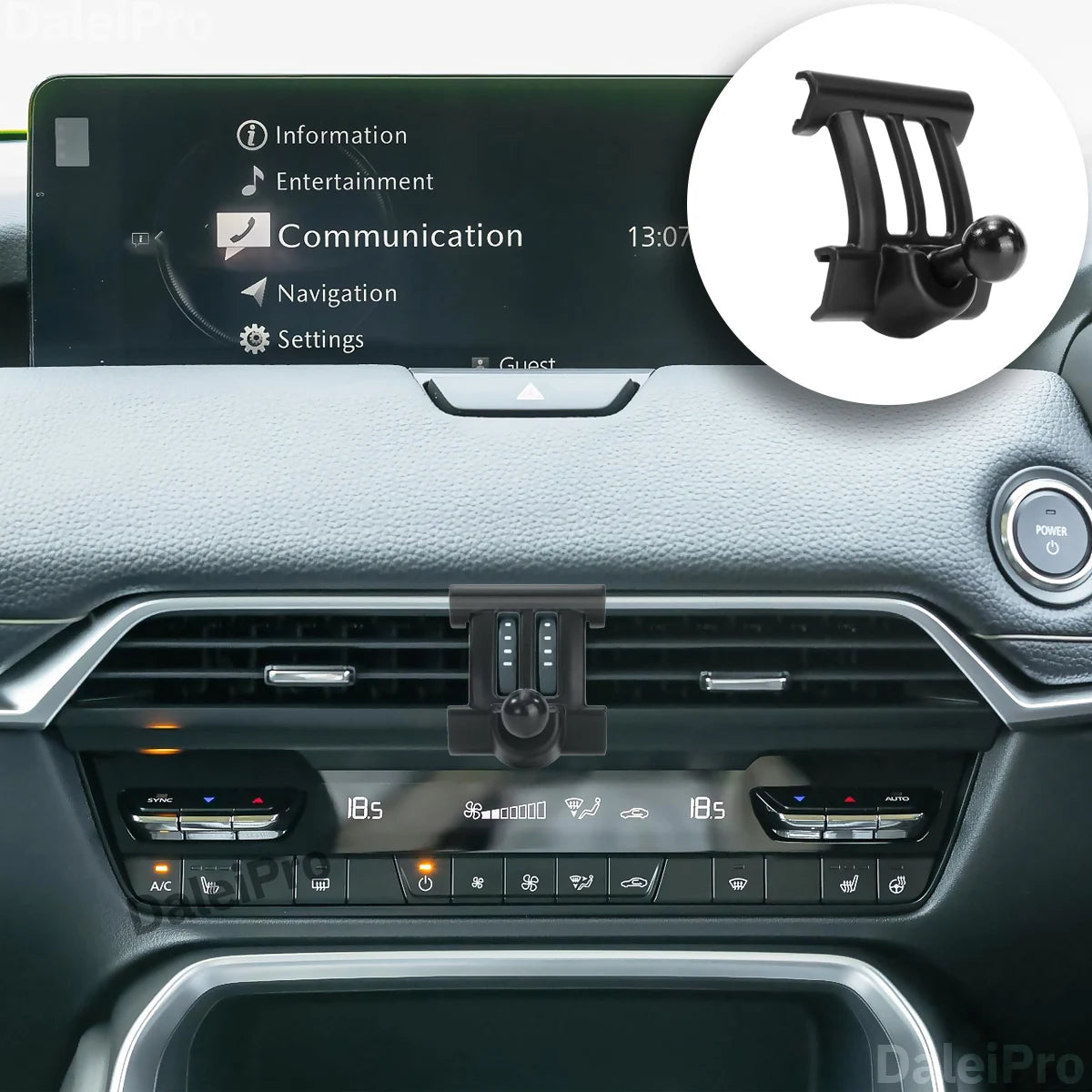 For Mazda CX60 CX80 CX-60 CX-80 Car Phone Holder Wireless Charger Magsafe Holder Auto Clamping Strong Magnet Mazda Accessories