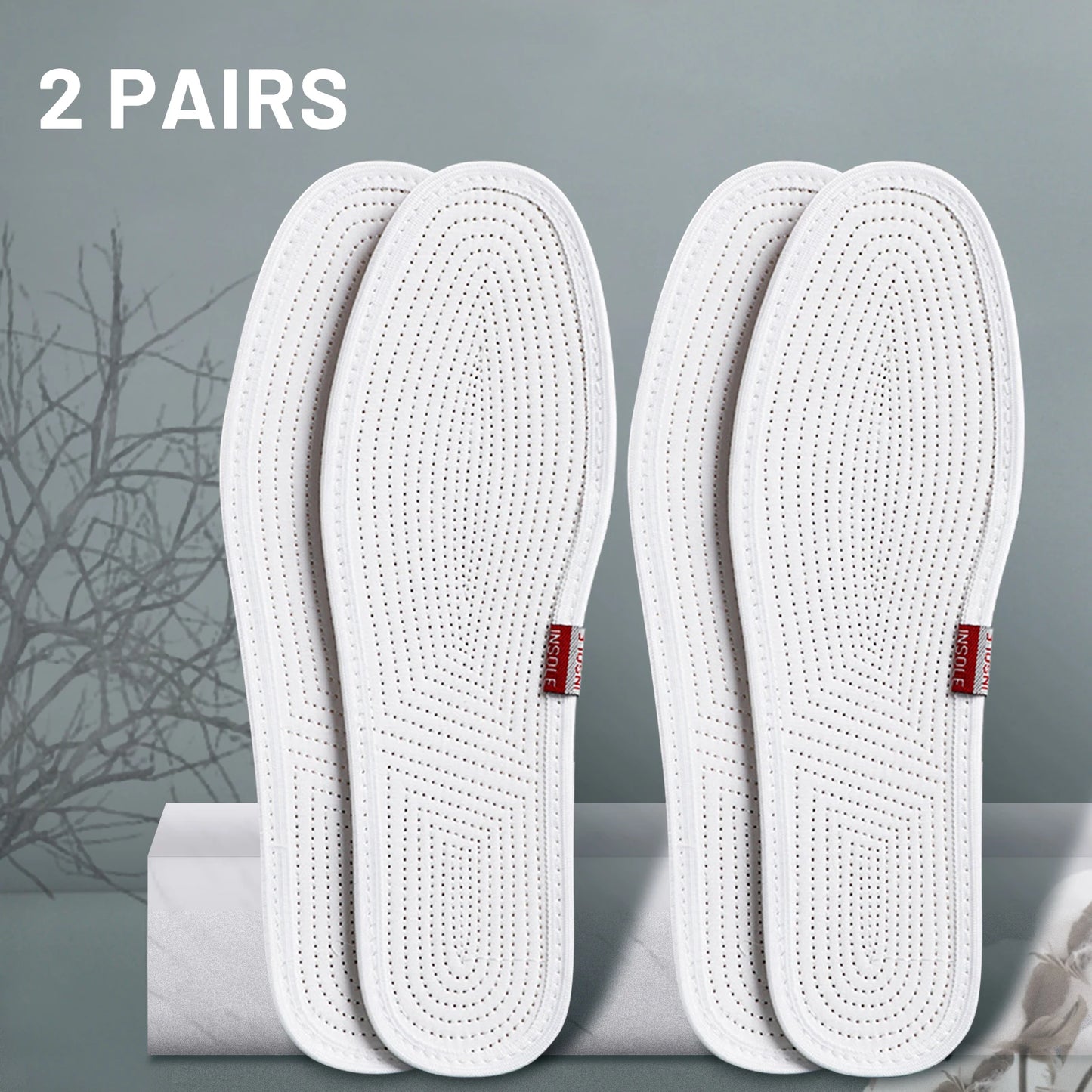3 Pairs Nine-Layer Cotton Insoles,Men Women Sweat-Absorbent Insert,Breathable,Deodorant,Comfortable Durable Sport Shoe Sole