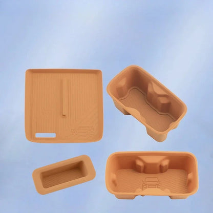 For Chery ICAR V27 2026 Silicone Cup Holder Mat Wireless Charging Anti Slip Pad Tailgate Storage Box Interior Accessories Kit
