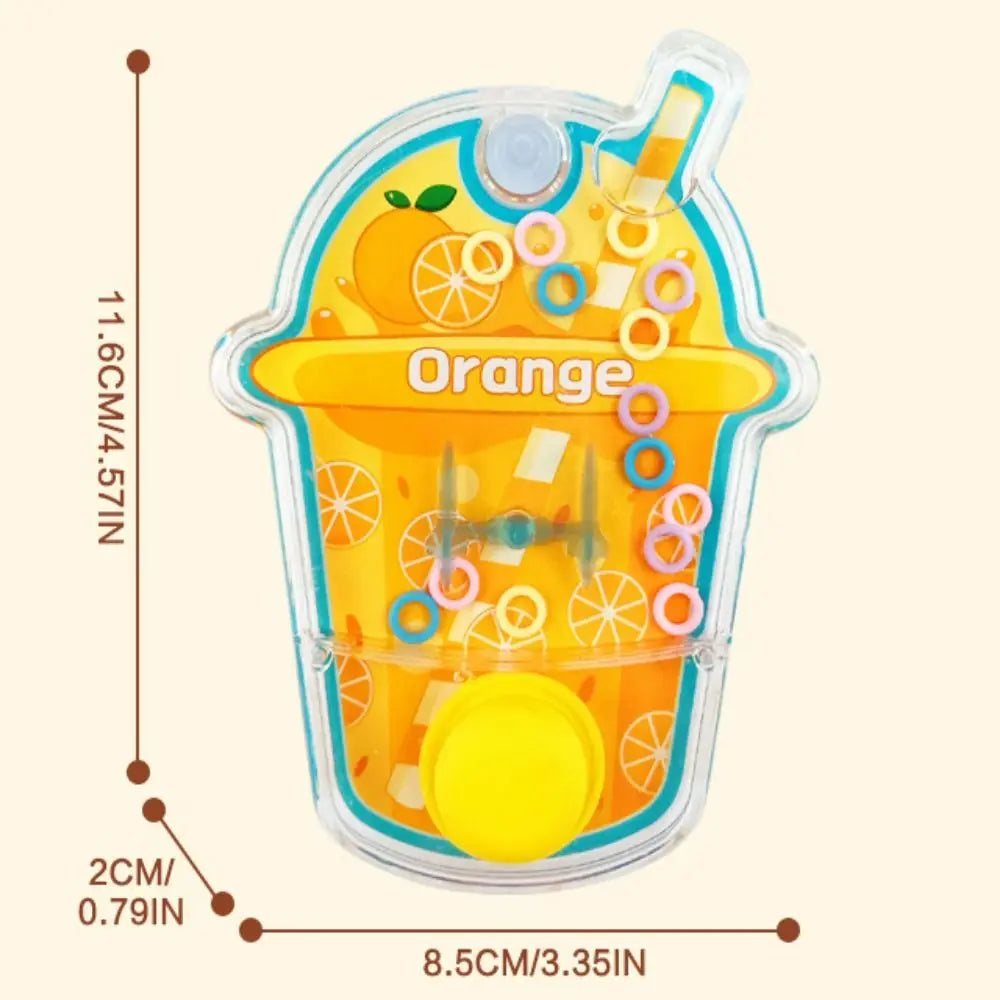 High Quality 3 Colors Childhood Memories Plastic 8.5*2*11.6cm Children's Educational Toss Water Ring Toss