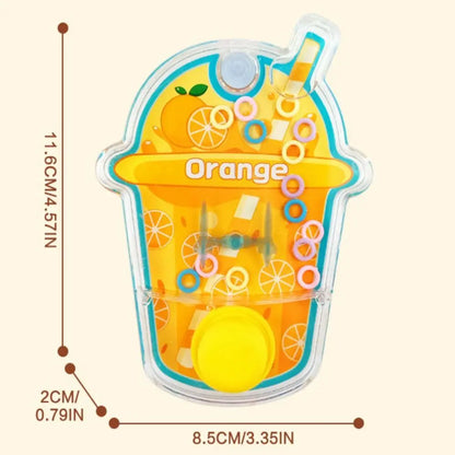 High Quality 3 Colors Childhood Memories Plastic 8.5*2*11.6cm Children's Educational Toss Water Ring Toss