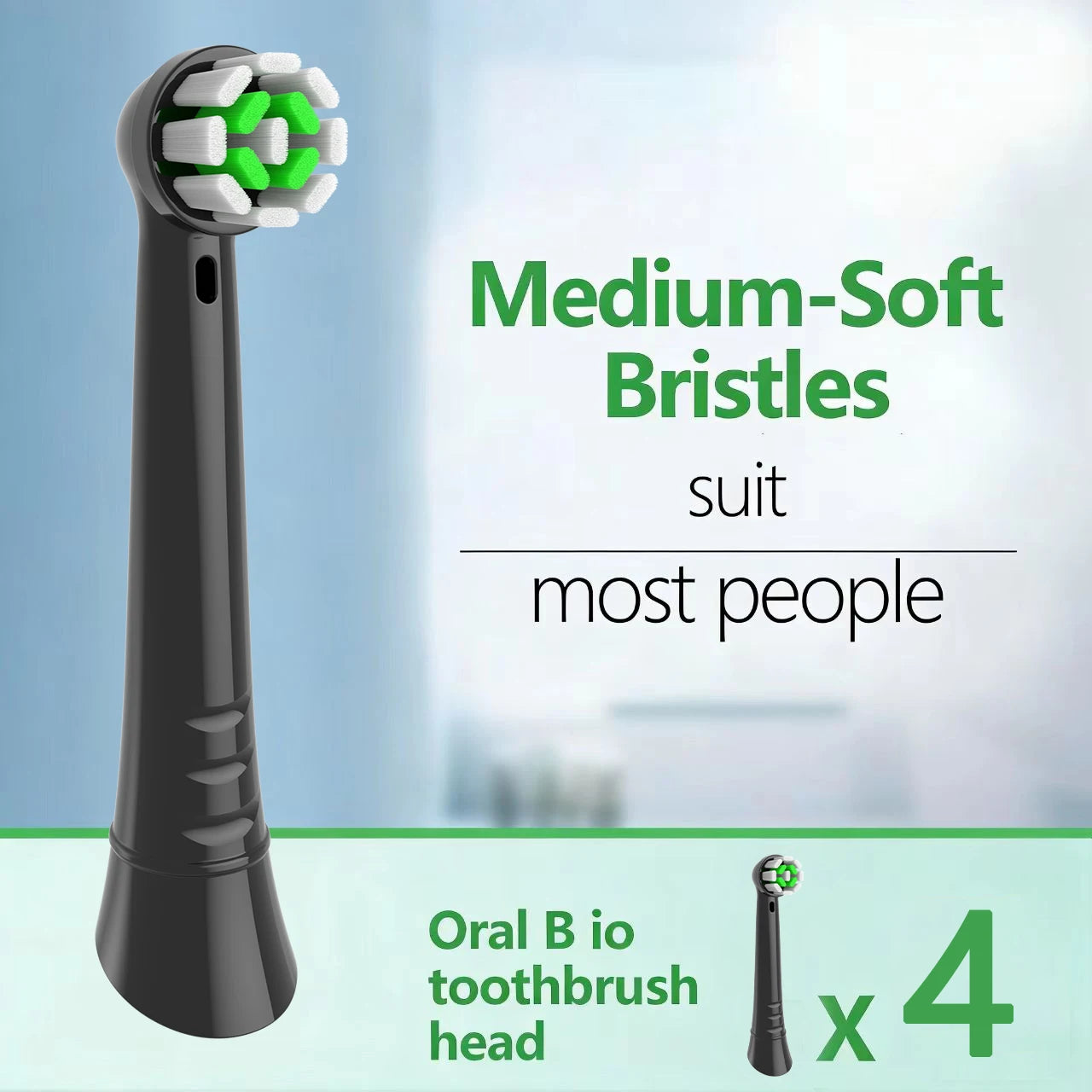 4-16Pack Replacement Brush Heads Compatible with Oral-B iO 3/4/5/6/7/8/9/10 Series Electric Toothbrush