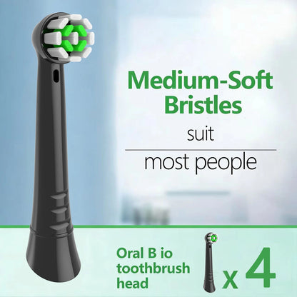4-16Pack Replacement Brush Heads Compatible with Oral-B iO 3/4/5/6/7/8/9/10 Series Electric Toothbrush
