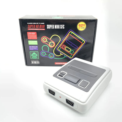SFC621 Mini Retro Video Game Console 4K HDMI For SNES Home Came Console Built in SFC620 Game with wired Gamepad for Kids Gifts