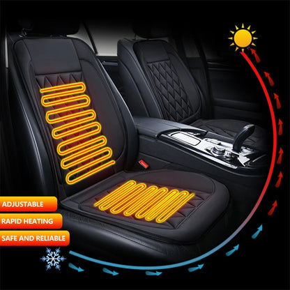 Universal Car Seat Cover 12V 1/2pcs Heating Warmer Car Seat Cushion Winter Heated Auto Car Seat Protector Cloak Cover Pads Set