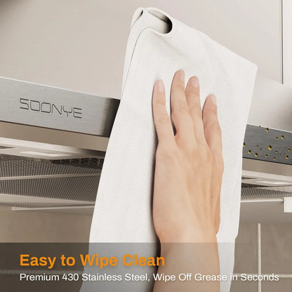 Range Hood 30 inch 450 CFM Wall Mount Vent Hood with Carbon Filter Bundle