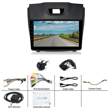 Android Car Navigation 9-inch with CarPlay Android Auto 2+32G for Holden Colorado RG 2012-2016 Chevrolet Isuzu-S10 2015-2017