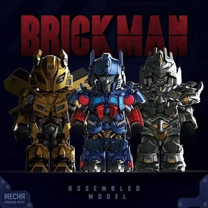 Optimus Transformers Blocks Small Particles MOC Megatron Children's Assembly Toy Bumblebee Model Desktop Ornament Holiday Gifts