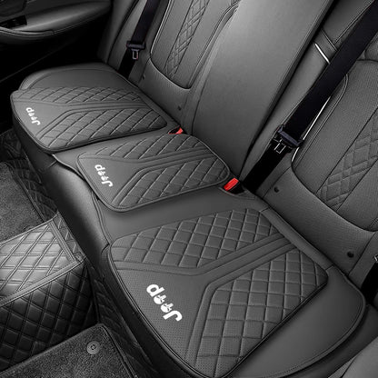 Car Seat Cushion For Jeep Rengade Compass Patriont Grand Cherokee 3D Embroidered Seat Protector Pad Front & Rear Seat Covers