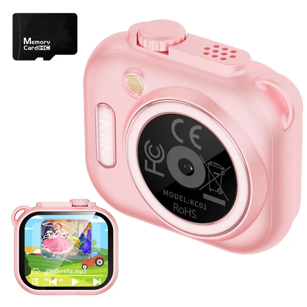 Mini Children's Camera Thumb Digital Cameras Story Machine Micro Camcorder Support SD Card With 1.85" Screen Toy Camera for Kids