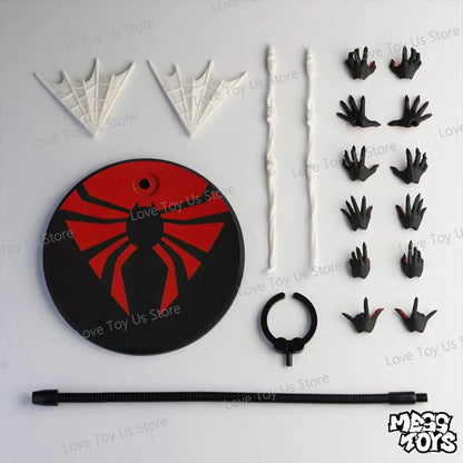 Original Mess Toys Superior Spider Man Doctor Octopus & Peter Parker  Messtoys Anime Action Figure Gift Toy