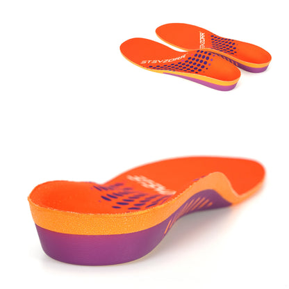 iFitna PU Plantar Fasciitis Pain Relief Men Shock Absorb Orthopedic Insole Women Sneaker Flat Feet Arch Support Shoe Sole Insert