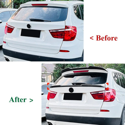 F25 X3 Rear Trunk Mid Spoiler Tailgate Tuning Roof Middle Tail Wing Body Kits For BMW X3 F25 2011 2012 2013 2014 2015 2016 2017