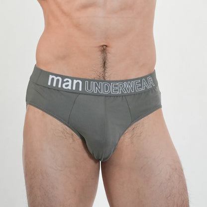 4pcs Mens Briefs Underpants Loose Plus Size Briefs Mid Waist Black Gray Sports Underwear Heavyweight Boys Breathable Panties 6XL