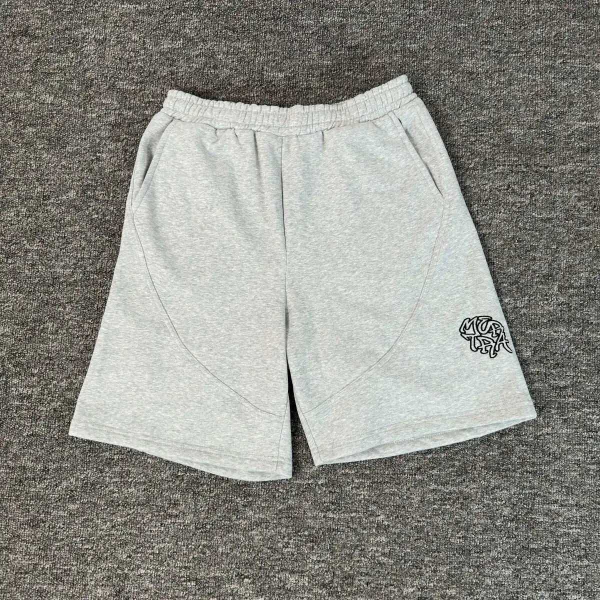 Mertra embroidery letters high street loose hip-hop street shorts men and women padded casual pants five-pocket pants summer