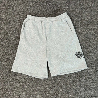 Mertra embroidery letters high street loose hip-hop street shorts men and women padded casual pants five-pocket pants summer