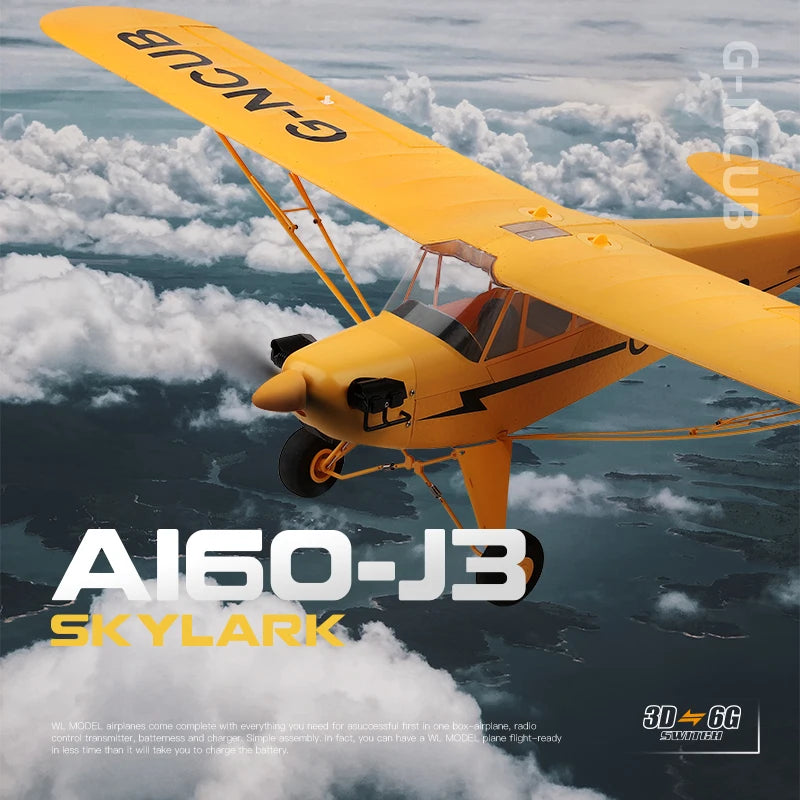 Wltoys XK A160 RC Airplane 650mm Wingspan 2.4G Radio Remote Control Aircraft 3D/6G Brushless Motor Plane Toys for boys