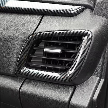 Car Front Air Outlet Cover For Isuzu Dmax D-max 2021 2022 2023 2024 AC Vent Sticker Decoration Trim Interior Accessories