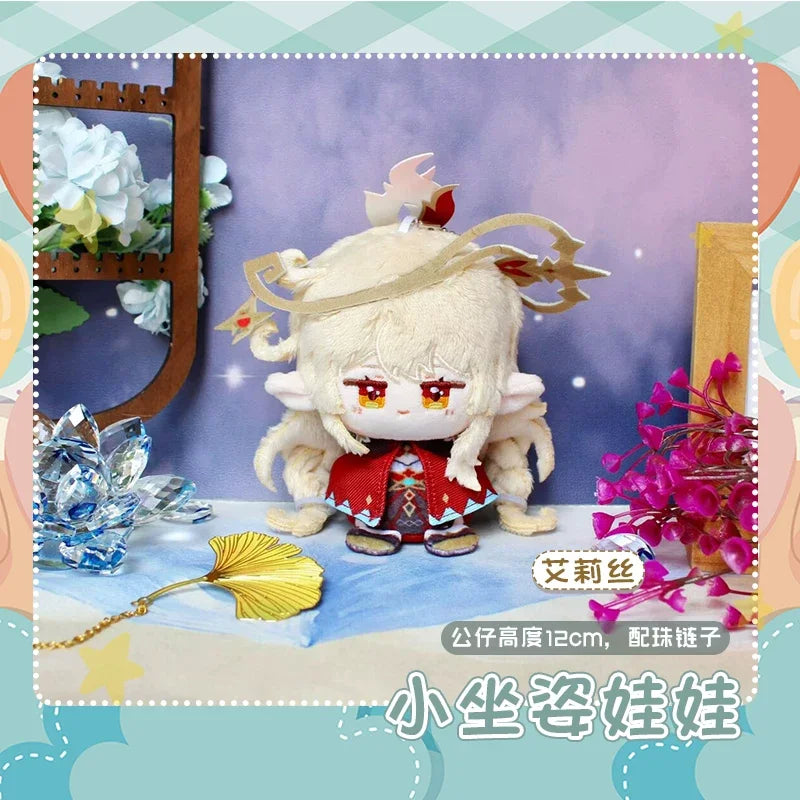 Genshin Impact stuffed toy Anime Games Plush doll Zibai Lohen Linnea Nicole Alice Illuga Nefer Jahoda Aino Lauma  Arlecchino Toy