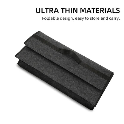 Car interior sticker Car Trunk Storage Box Foldable Felt Organizer Stowing Tidying Box For Toyota Corolla Camry rav4 Yaris hilux