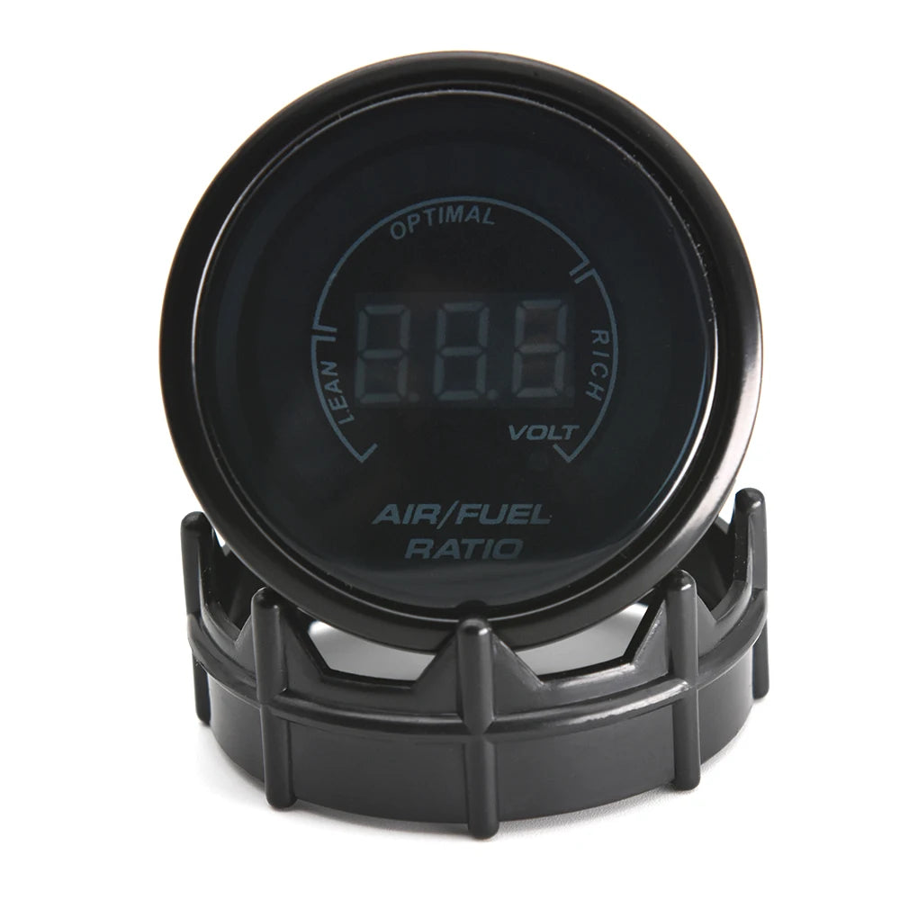 Digital 52mm Air Fuel Ratio Gauge LED Digital Display With Narrowband O2 Oxygen Sensor 06J906262AA for Gasoline Car 12V
