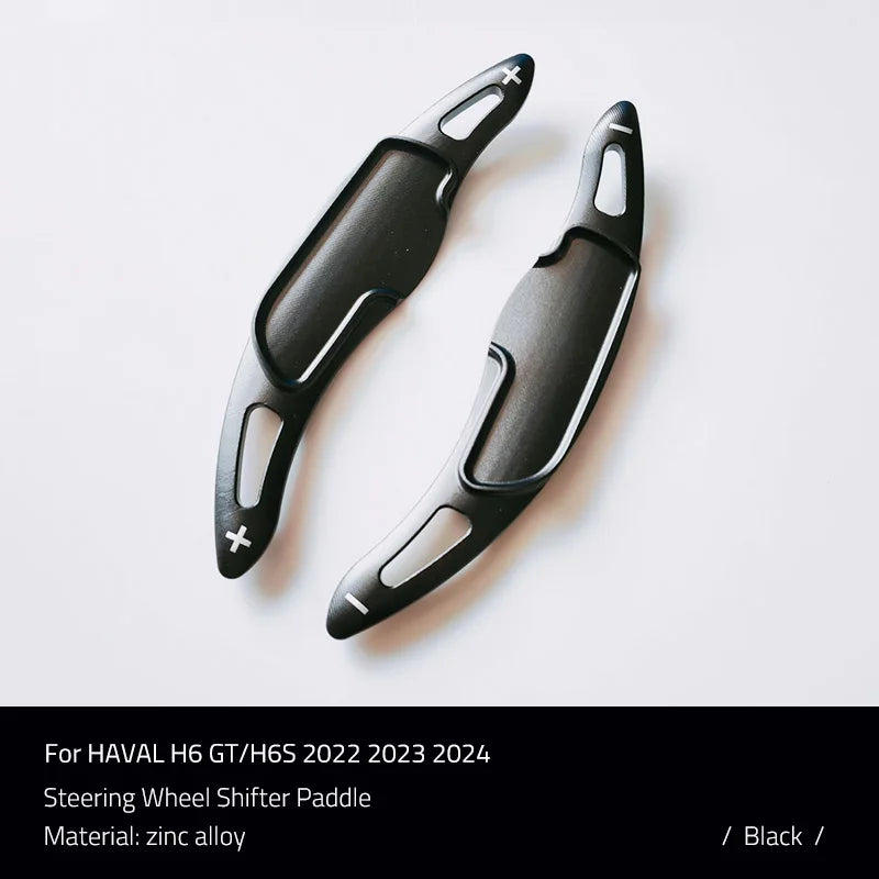 Car Steering Wheel Shifter Paddle Styling Interior Decoration Accessories Zinc alloy For Haval H6S/H6 GT 2022 2023 2024