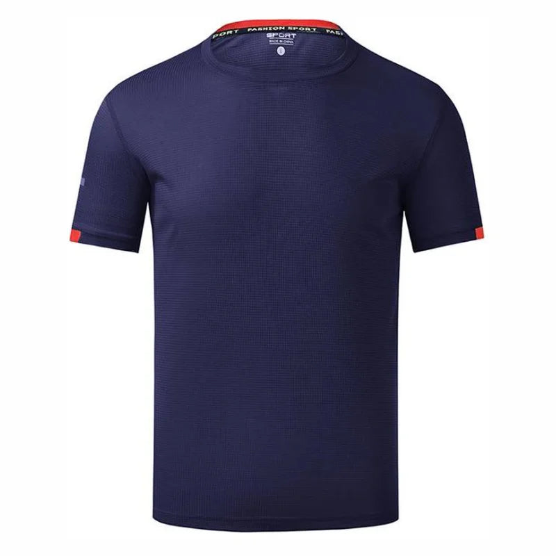 Quick-Drying Breathable Sports T Shirt Custom Logo Print Embroidery Personal Design Company Brand 8 Colors  Fashion Tops S-4xl