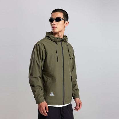 Metersbonwe Men's Windproof Warm Jacket Light Rain Proof Coat New Commuter Hooded Jackets Mesh Lining Male Fall Winter Outerwear