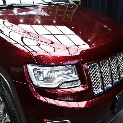 10/20/30/40/50 x 150cm Ultra Glossy Forged Carbon Fiber Vinyl Car Wrap Sticker Film Durable Weatherproof Sticker Easy to Install