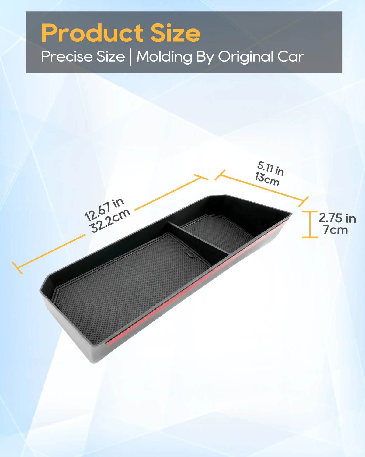 LFOTPP for Toyota C-HR Hybrid 2024 2025 2026 LHD Car Centre Console Storage Box Car Centre Console Tray Toyota C-HR Accessories