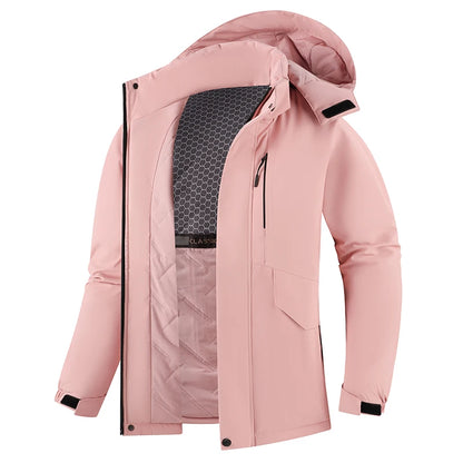 Autumn and Winter Hot Outdoor Sports Graphene Stormtrooper Coat Cotton Coat Men's New Style Couple Warm, Windproof, Waterproof O