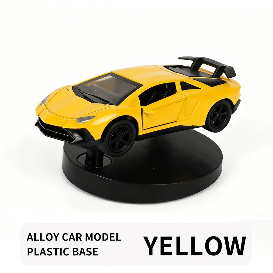 Car Individuality Center Console Decoration Sports Car Drift Rotating Car Decor Auto DashboardTurning Racing Model Decoration