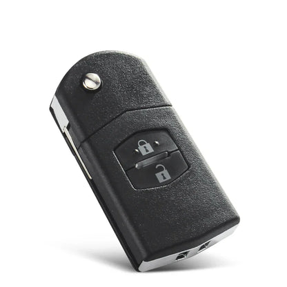 KEYYOU With Battery For Mazda 2 / 3 / 5 / 6 / MX5 / CX7 SKE126-01 Folding Remote Key Car Starter 2/3 Buttons 433MHz 4D63 Chip