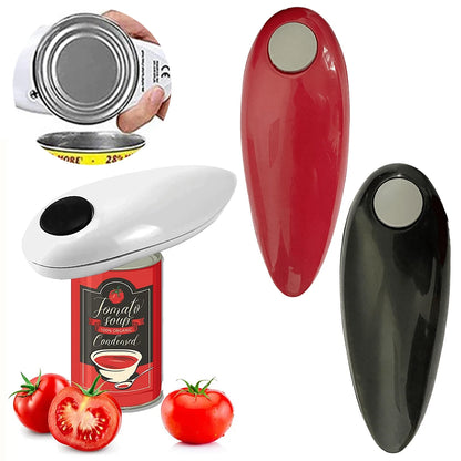 Portable Electric Can Opener Electric Can Opener Automatic Jar Bottle Machine Kitchen Opening Opener Tool One Touch Can Opener