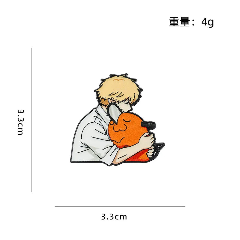 Cartoon Pins Metal Anime Badge Funny Comics Enamel  Cute Collar Pins Brooches Jewelry Lapel Pin Jewelry Collection Friend Gifts