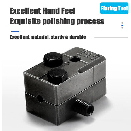 3/16" Brake Pipe Double Flaring Tool Kit Detachable Hand Held Tube Flare Tool Set for Car Brake Copper Line FlaringRepair 4.75mm