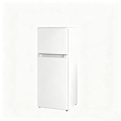 Compact 4 Cu.Ft Top-Freezer Refrigerator, Adjustable Thermostat, Reversible Door, Quiet Mini Fridge for Home, Dorm, Office, White