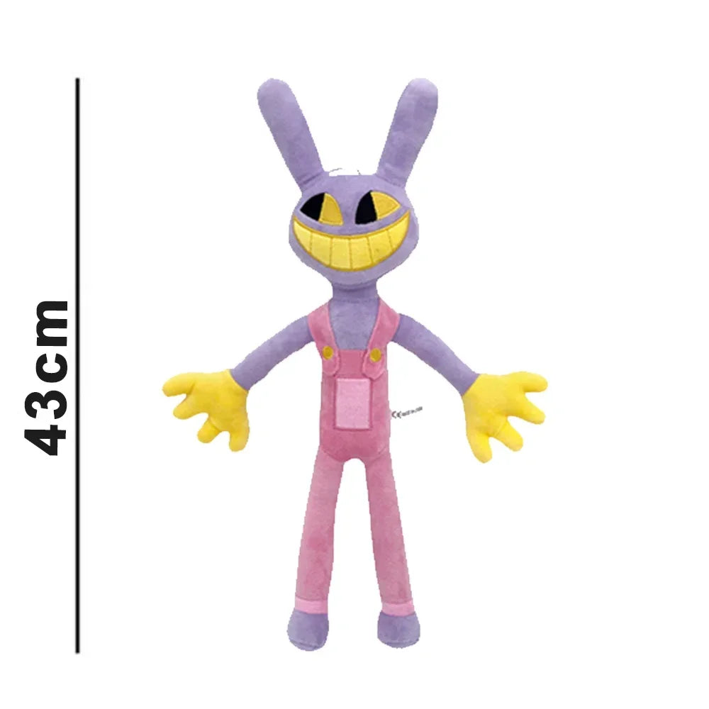 New The Amazing Digital Circus Pomni Jax Plush Toy Anime Cute Theater Rabbit Doll StuffedCartoon Clown Christmas Kids Gifts