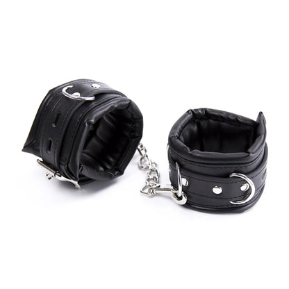 Bondage Kits Extendable Products Leather Restraint Set Handcuffs Ankle Cuffs Bdsm Toys For Couples Women 18 Adult Games