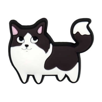 1/50/100pcs Cat Shoe Charms Sphinx Orange Cat Pins for Shoe Accessories Cute Decorations for Kids Women Clog Buckle Ornament