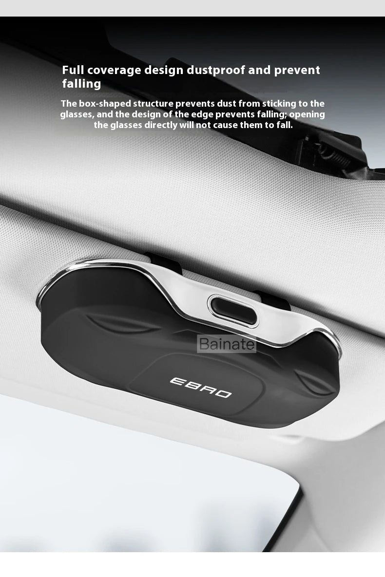 Car Glasses Box Sun Visor Glasses Holder For EBRO S700 EBRO S800 S400 2025 Shock-proof Eyeglasses Storage Case Car Accessories