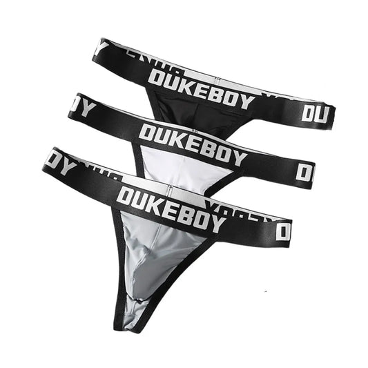 Comfortable Men Thongs Elastic Large Bulge Pouch Breathable For All Seasons Underwear G-strings Bottoms Man Lingerie