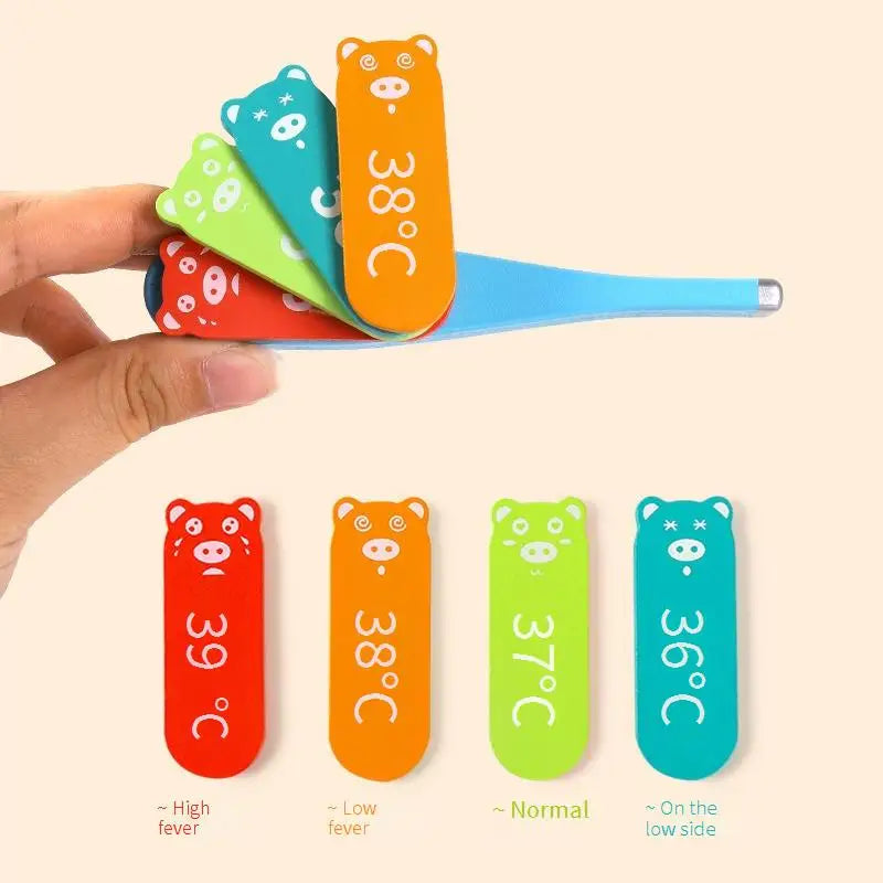 Wooden doctor play house toy set simulation stethoscope injection play enlightenment role-playing game interactive toy