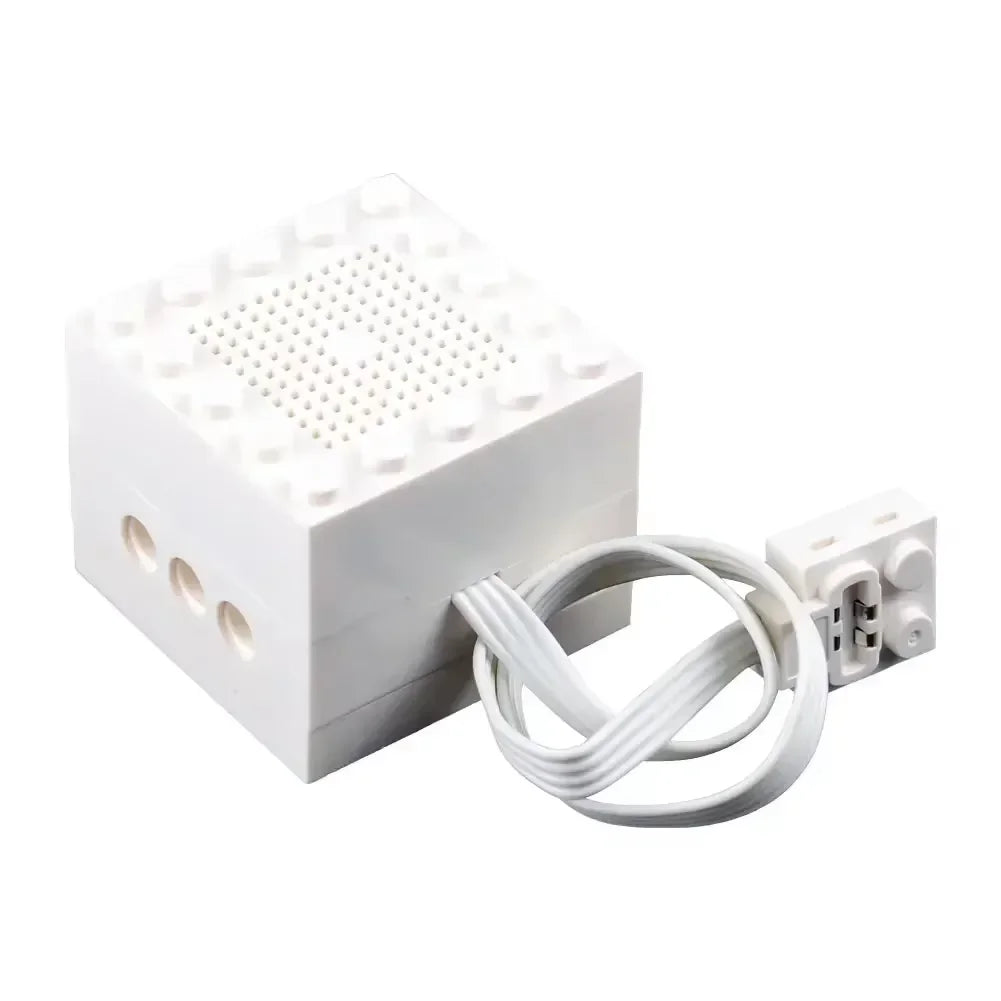 Building Block Bluetooth Speaker Technical Parts compatible with legoeds Hi-tech technical MOC Power Functions trains DIY Toys